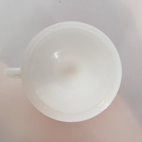 "I Left My Heart in San Francisco" Milk Glass Pedestal Coffee Cup MCM Vintage - Picture 5 of 5